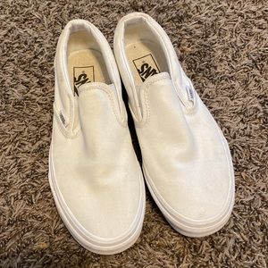 Women White Vans 7.5